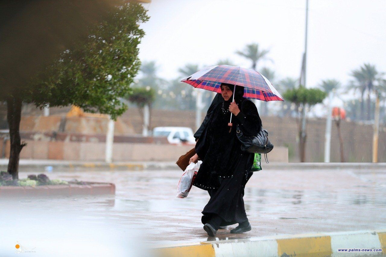 طقس العراق : الأمطار مستمرة حتى نهاية الأسبوع